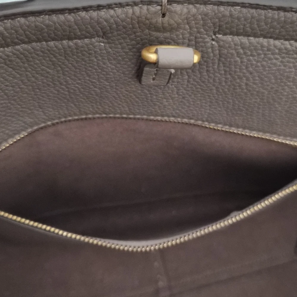 Tory Burch McGraw Pebbled Leather Large Tote